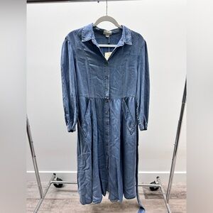 The Korner Long Jean Dress